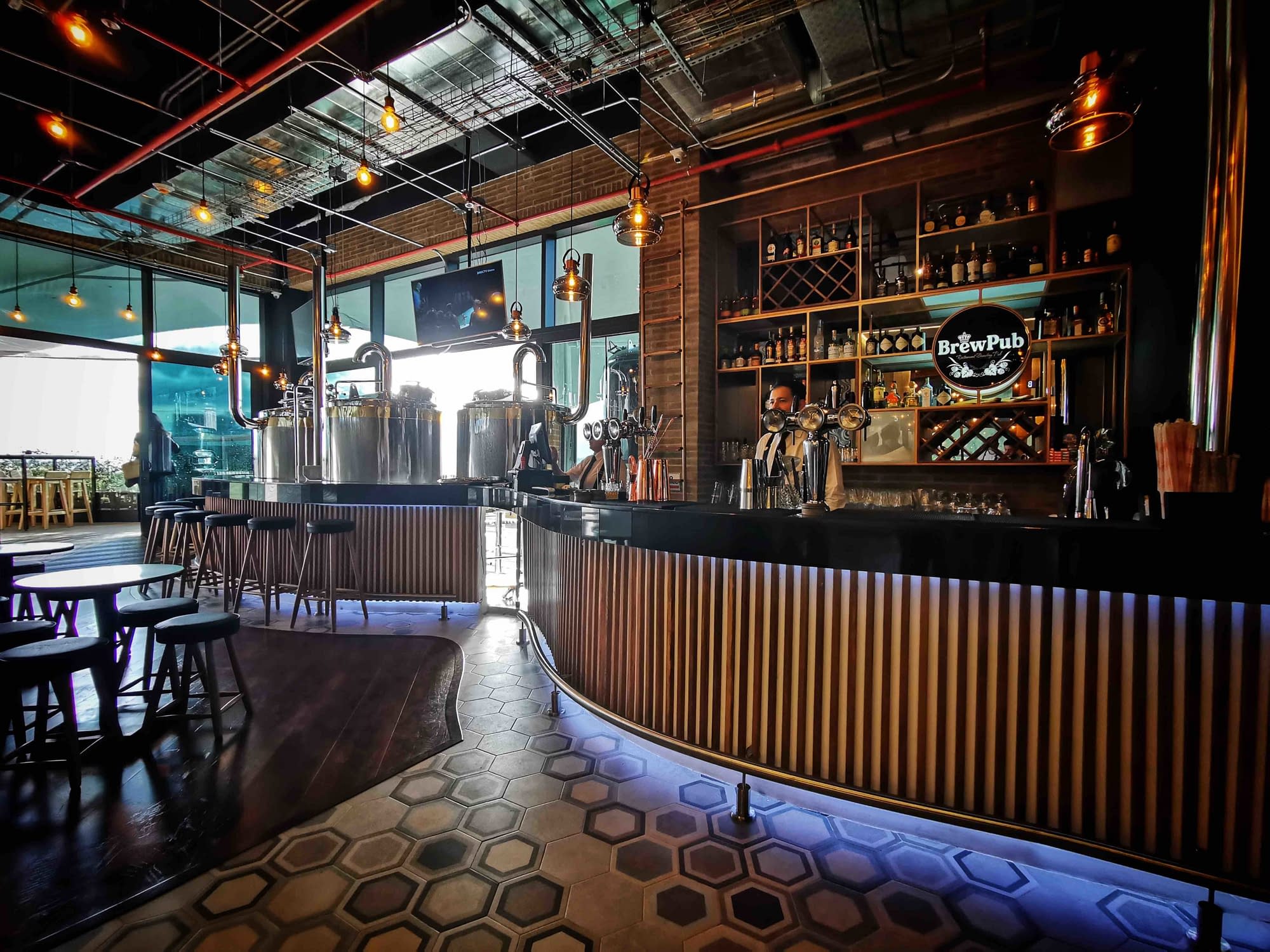 Brewpub Barra Diseño de Restaurante Brewpub